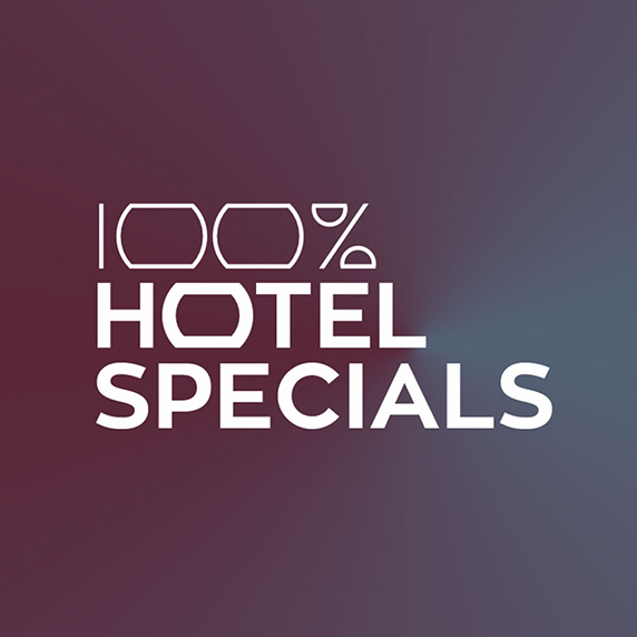 100% hotel specials